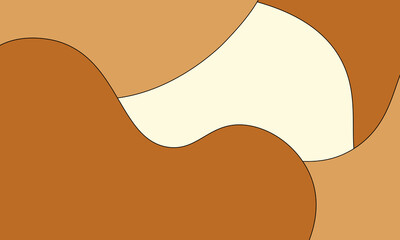 illustration of an abstract background with orange