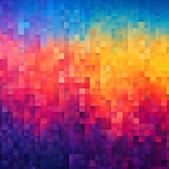 Colorful abstract background. Mosaic pattern. AI.