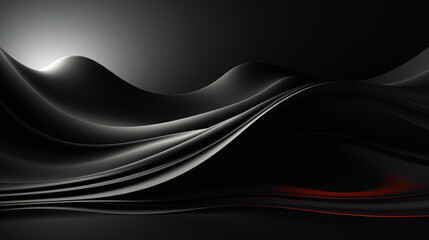 A midnight black solid color abstract background with subtle reflective elements.
