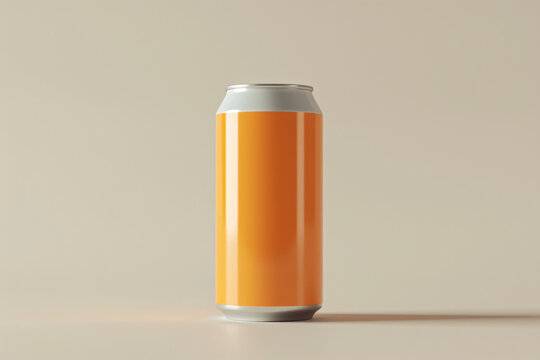 Prototype images of soda cans on a solid color background.