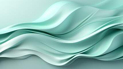 A soft mint green solid color abstract background with a pastel palette.