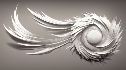 feather on background