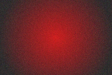 Dark red grainy gradient color background. Noise grain texture, blurred wallpaper. Poster, banner, header, background, template design