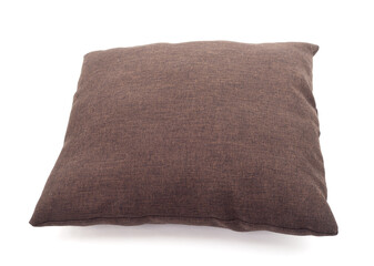 One brown pillow.