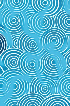 Sky blue repeated circle pattern © GalleryGlider