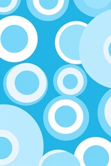 Sky blue repeated soft pastel color vector art circle pattern 