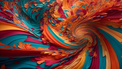 A Vibrant Abstract Colorful Background