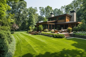 Sunny Backyard Living: A Northwest Home with Fenced Yard and Deck