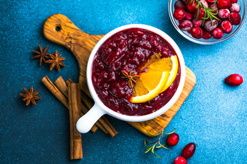 homemade cranberry sauce for turkey