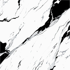 Naklejka premium black and white background, white marble texture.