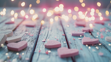 Express Your Love: Valentines Day Wallpaper with Beautiful Hearts