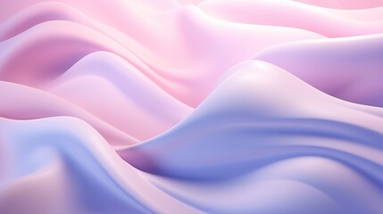 Fototapeta premium Soft clouds seamlessly blend in a pastel sky, setting the stage for a serene atmosphere