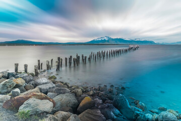 Old pier in Puerto Natales - Chile