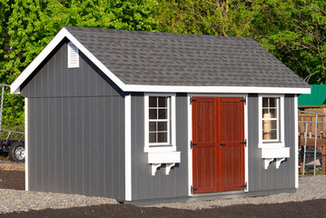 Fototapeta na wymiar new beautiful sheds