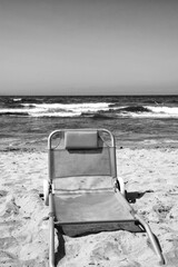 Old chair on the beach - 707212386