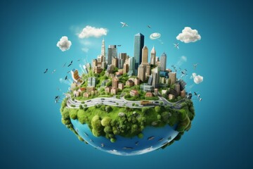 Eco-Friendly Planet Concept