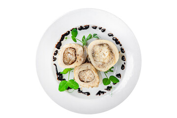 beef bones bone marrow food second course fresh healthy eating cooking appetizer meal food snack on the table copy space food background rustic top view