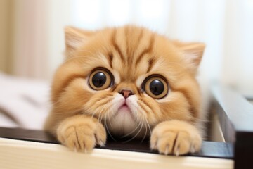 Close-Up of Cute Cat