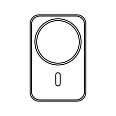 Magnetic Power Bank Icon For Logo And More