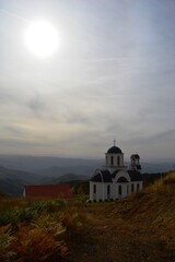 the little white church on the hill