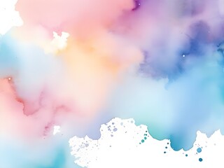 Obraz premium Pastel Watercolor Background