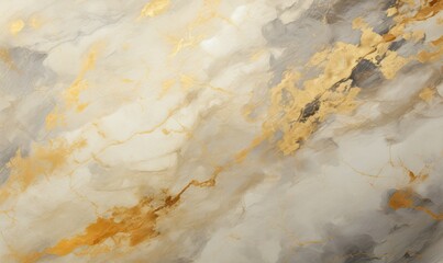Naklejka premium White marble texture with golden beige background. Abstract design, 4k wallpaper.
