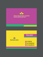 Fototapeta premium business card template