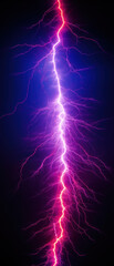 Obraz premium Feel the power of nature in this electrifying thunderstorm illustration.