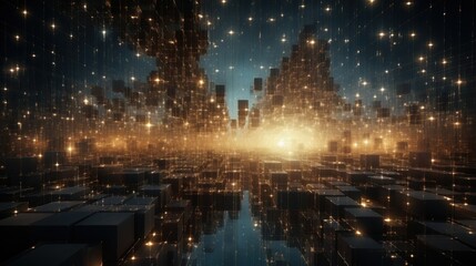 Visualization IT Architecture In The Form of Particles