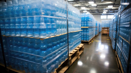 Basement Refuge: Bottled Water Sanctuary