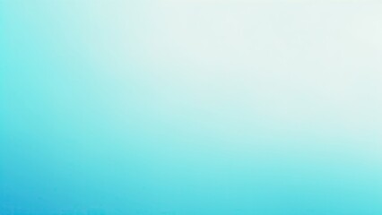 Fototapeta na wymiar Cyan, blue and teal blurred texture Dark grainy gradient background