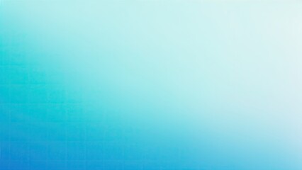 Cyan, blue and teal blurred texture Dark grainy gradient background