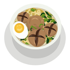 Bakso Illustration, Indonesian food