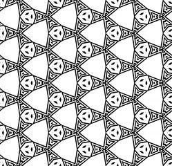 Black seamless abstract pattern. Overlay for background and backdrop. Ornamental design. PNG graphic illustration with transparent background.