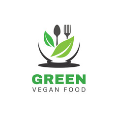 Green Vegan Food logo