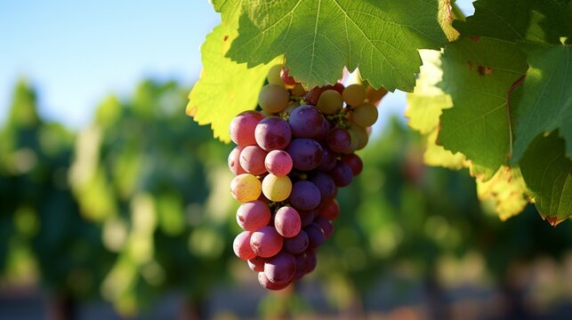 Elegance in Evolution: Grapes in Veraison