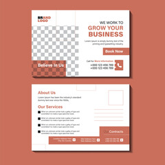 Business Corporate Post Card Design Template