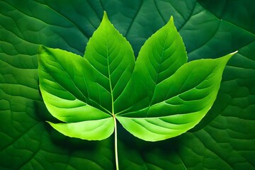 green leaves background