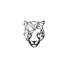 Fototapeta na wymiar tiger icon and logo