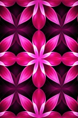 Symmetric fuchsia square background pattern 