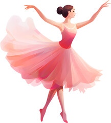 graceful ballerina, ballet, ballerina - obrazy, fototapety, plakaty