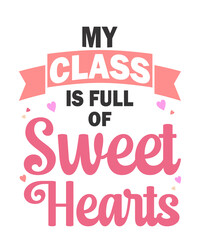 My class is full of sweet hearts
