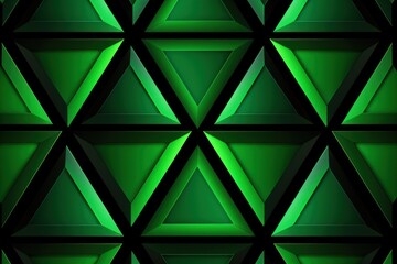 Symmetric green line background pattern 
