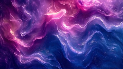 Obraz premium Purple, Blue, and Green Abstract Patterns on Canvas background, Purple, Blue, and Green: Abstract Patterns on Canvas, Abstract background Canvas in Stunning dynamic color, 