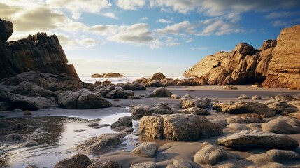 Beachside Boulders: Echoes of Eons