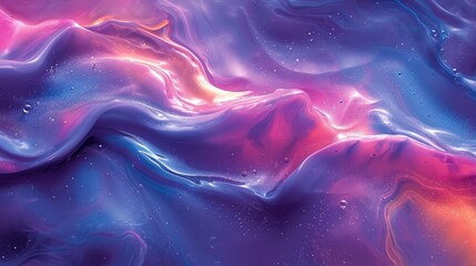 Fototapeta premium Purple, Blue, and Green Abstract Patterns on Canvas background, Purple, Blue, and Green: Abstract Patterns on Canvas, Abstract background Canvas in Stunning dynamic color, 