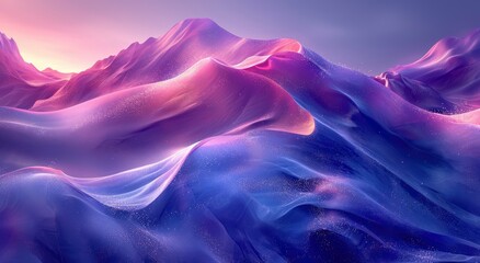 Obraz premium Purple, Blue, and Green Abstract Patterns on Canvas background, Purple, Blue, and Green: Abstract Patterns on Canvas, Abstract background Canvas in Stunning dynamic color, 