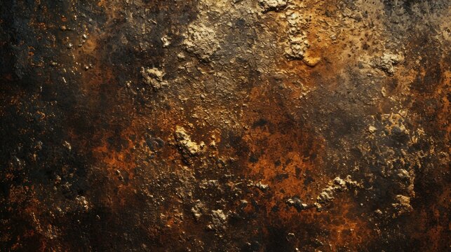 A close up view of a rusted metal surface. Can be used to depict decay, industrial themes, or texture backgrounds