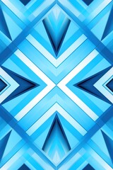 Symmetric sky blue square background pattern 