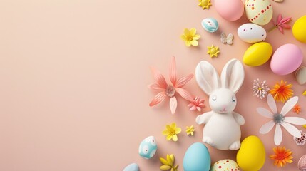 Obraz premium easter sale concept background with copy space.